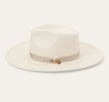 Stetson JW Marshall Straw Flat Brim Hat