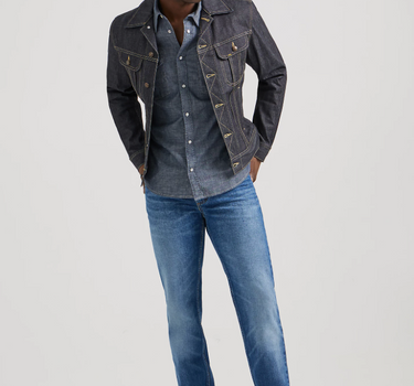 LEE 101 Z RELAXED FIT STRAIGHT LEG JEAN IN ROBERTO BLUE