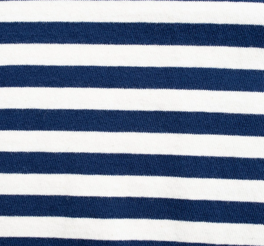 NUDIE JEANS LEIF BRETON STRIPE T-SHIRT OFFWHITE/BLUE