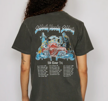 PEOPLE OF LEISURE - Black Sabbath US Tour of 1974 Tee