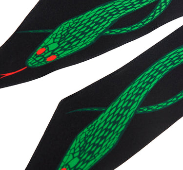 ROCKINS Green Snakes Super Skinny Scarf