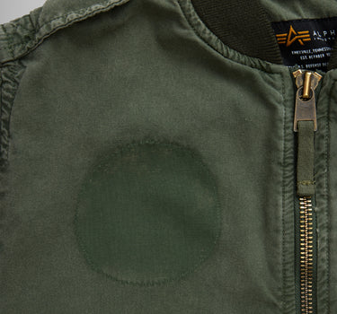 ALPHA INDUSTRIES WOMENS L-2B RIP AND REPAIR BOMBER JACKET