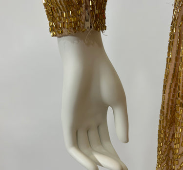 Bob Mackie Vintage Hand Beaded Sequin Fringe Dress