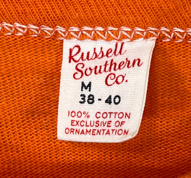 ULTRA RARE VINTAGE DEADSTOCK 50’S RUSSELL CO. TAG MILITARY SQUADRON OFFICER SCHOOL CADET T-SHIRT