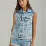 WOMEN'S PEARL DENIM VEST