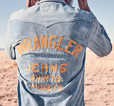 WRANGLER X LEON BRIDGES MEN'S DENIM SHIRT