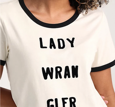 WRANGLER X LEON BRIDGES WOMEN'S RINGER TEE